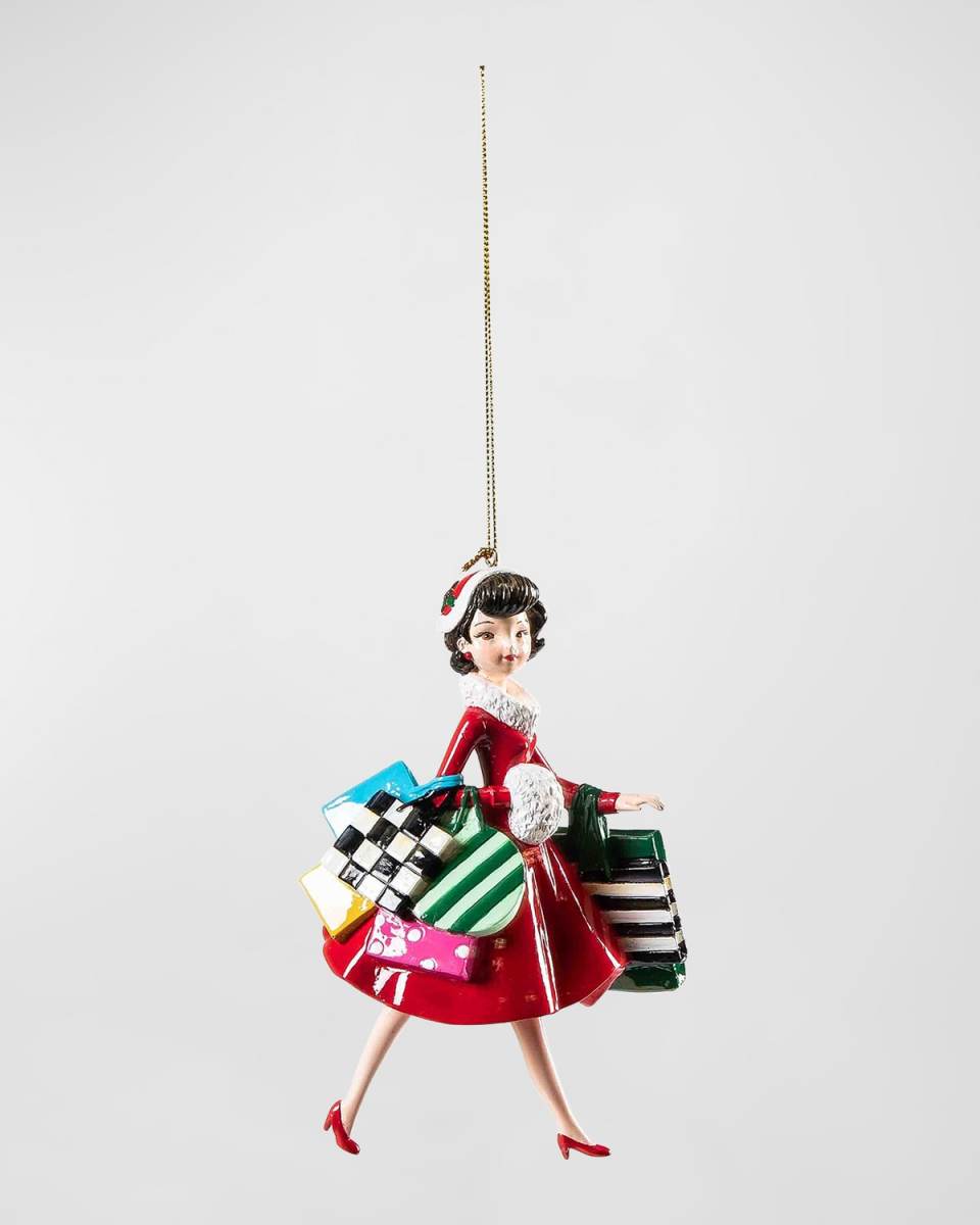 Wonderful Life Shopper Holiday Ornament